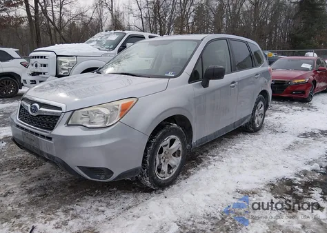 2015 Subaru Forester 2.5I from USA, damaged, VIN JF2SJAAC9FG463440